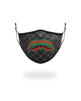 ADULT SPUCCI (BLACK) FORM-FITTING FACE MASK