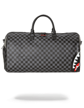 SHARKS IN PARIS (BLACK CHECKERED EDITION) DUFFLE