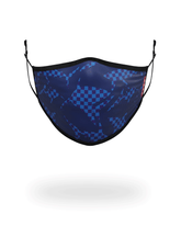 SHARK CHECK (BLUE) FACE MASK