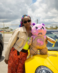 I SCREAM MONEYBEAR TEDDYBEAR BACKPACK