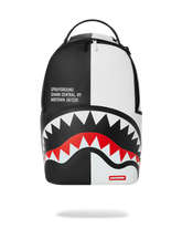 SHARK CENTRAL SPLIT BACKPACK BLK/WHT (DLXV)