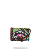 SHARKS IN PARIS CITY STREAKS CROSSOVER CLUTCH