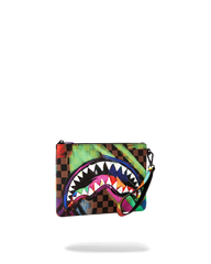 SHARKS IN PARIS CITY STREAKS CROSSOVER CLUTCH