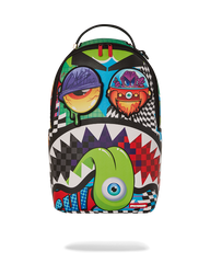 PSYCHO WORLD OF FUN BACKPACK (WITH REMOVABLE VELCRO EYE PATCHES)