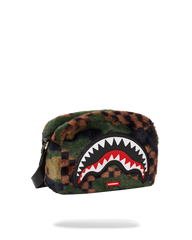 BIG SKY FUR SHARK MESSENGER BRICK BAG