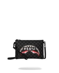 'WHAT THE BEEP' SHARK CROSSOVER CLUTCH