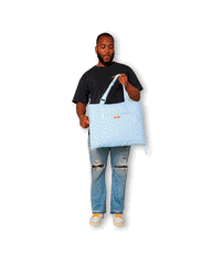 SHARK ISLAND PACKABLE BEACH MAT BLANKET WATER RESISTANT CONVERTIBLE TOTE