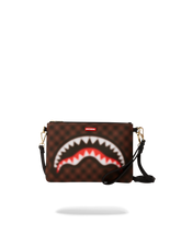 SHARKS IN PARIS BLUR EFFECT CROSSOVER CLUTCH
