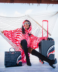 SHARKFINITY STEALTH PILOT SHARKNAUTICS HARDSHELL CARRY-ON LUGGAGE