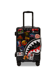 GLOBAL MOGUL UNLIMITED MILES SHARKNAUTICS HARDSHELL CARRY-ON LUGGAGE