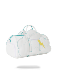 CLOUDY WITH A CHANCE OF SHARK DUFFLE