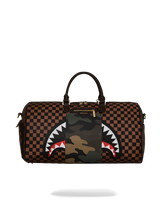 EXTERIOR GOLD ZIP POCKET SHARKS IN PARIS DUFFLE