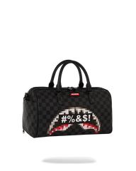 'WHAT THE BEEP' SHARK MINI DUFFLE
