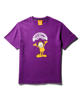 GARFIELD SHARKMOUTH GRAPHIC T-SHIRT (PURPLE)