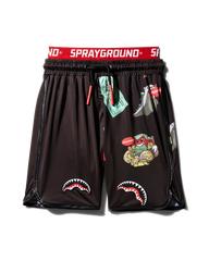 KIDS PATCH ALL-IN SWIM TRUNKS (BLACK)