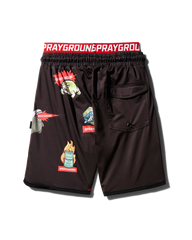 KIDS PATCH ALL-IN SWIM TRUNKS (BLACK)