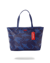 SHARK CHECK (BLUE) TOTE