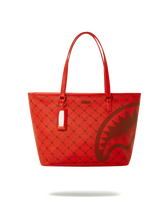MONEY PATTERN BRICK TOTE