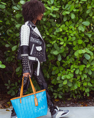 ILLUCHAINS TURQ TOTE