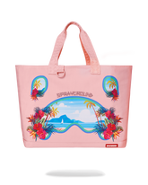 BORA BORA SHARK ISLAND VILLA BEACH TOTE