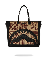 A.I. PALM MIRAGE SHARK LUXE BEACH TOTE