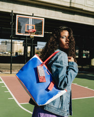 KEITH HARING THE BIG BLUE PURSE ART TOTE