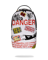 JETBLAST SIGN ON THE RUNWAY BACKPACK