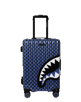 MIDNIGHT MAGIC SHARKS IN PARIS HARD SHELL CARRY-ON LUGGAGE