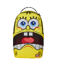 SPONGEBOB EYE POP REMOVABLE EYES BACKPACK