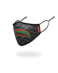 ADULT SPUCCI (BLACK) FORM-FITTING FACE MASK