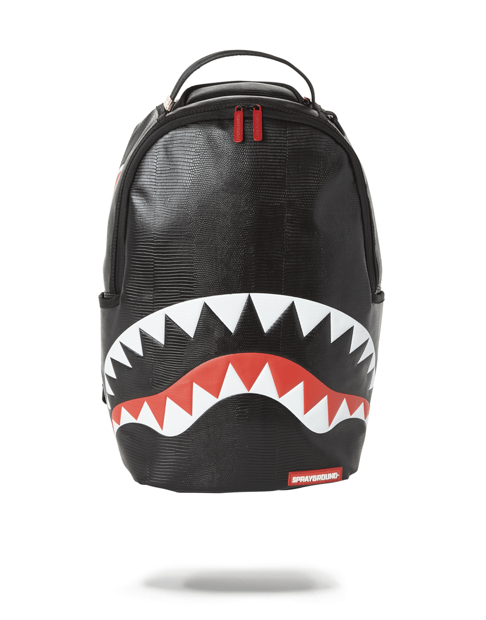 BLACK REPTILE SHARK BACKPACK (ONE OF ONE)