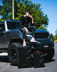 SHARKITECTURE MOLDED 2 PC LUGGAGE SET