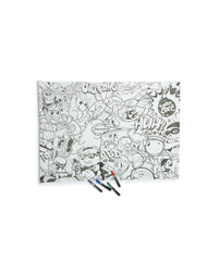 SPRAYGROUND HUGE COLORING POSTER 39"x27" & MARKERS INCLUDED