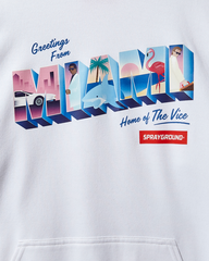 MIAMI VICE HOODY (WHITE)