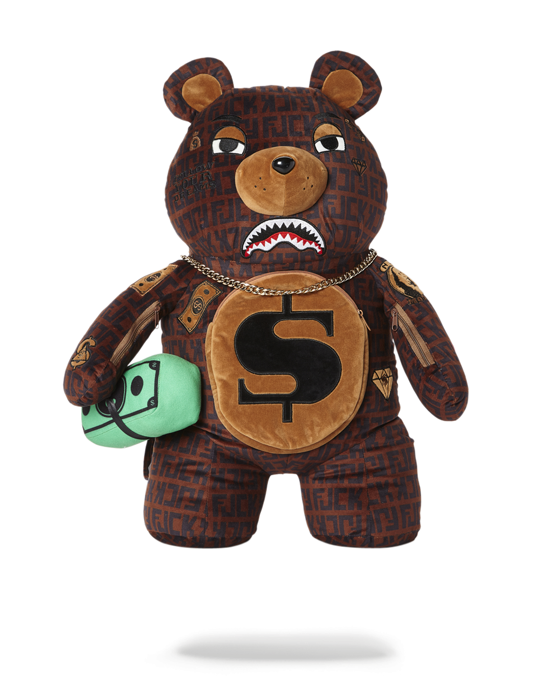 OFFENDED MONEYBEAR TEDDYBEAR BACKPACK
