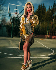 HENNY BLACK CROSSOVER CLUTCH