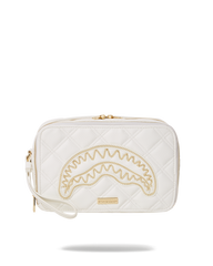 RIVIERA LE BLANC GOLD CHAIN SHARK TOILETRY BAG