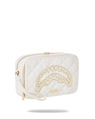 RIVIERA LE BLANC GOLD CHAIN SHARK TOILETRY BAG
