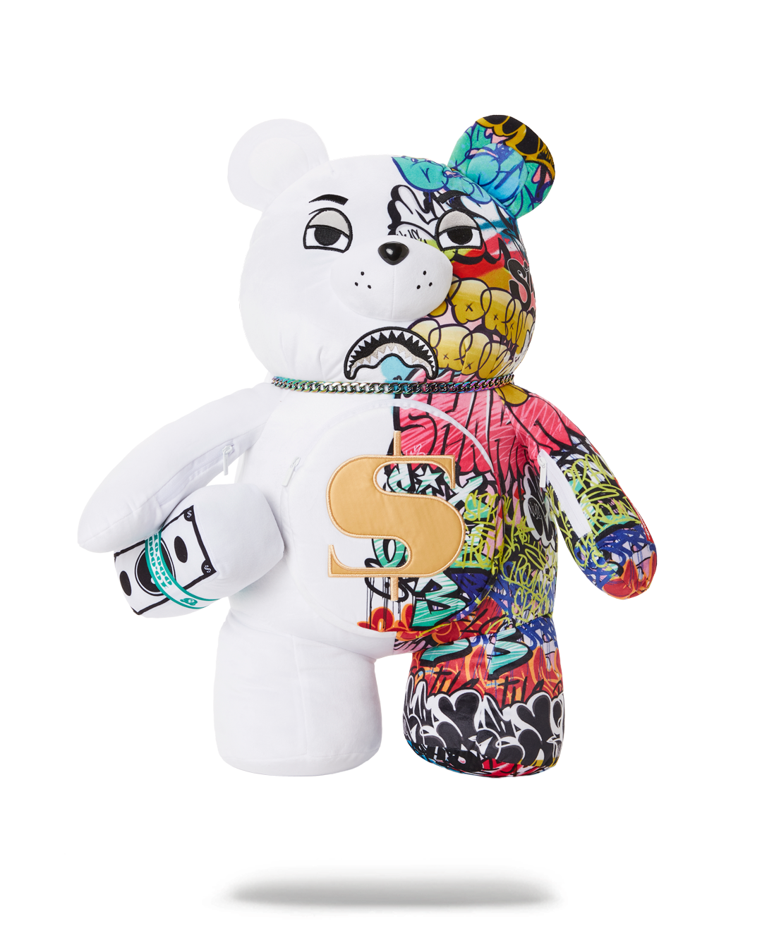 HALF GRAFF MONEYBEAR TEDDYBEAR BACKPACK