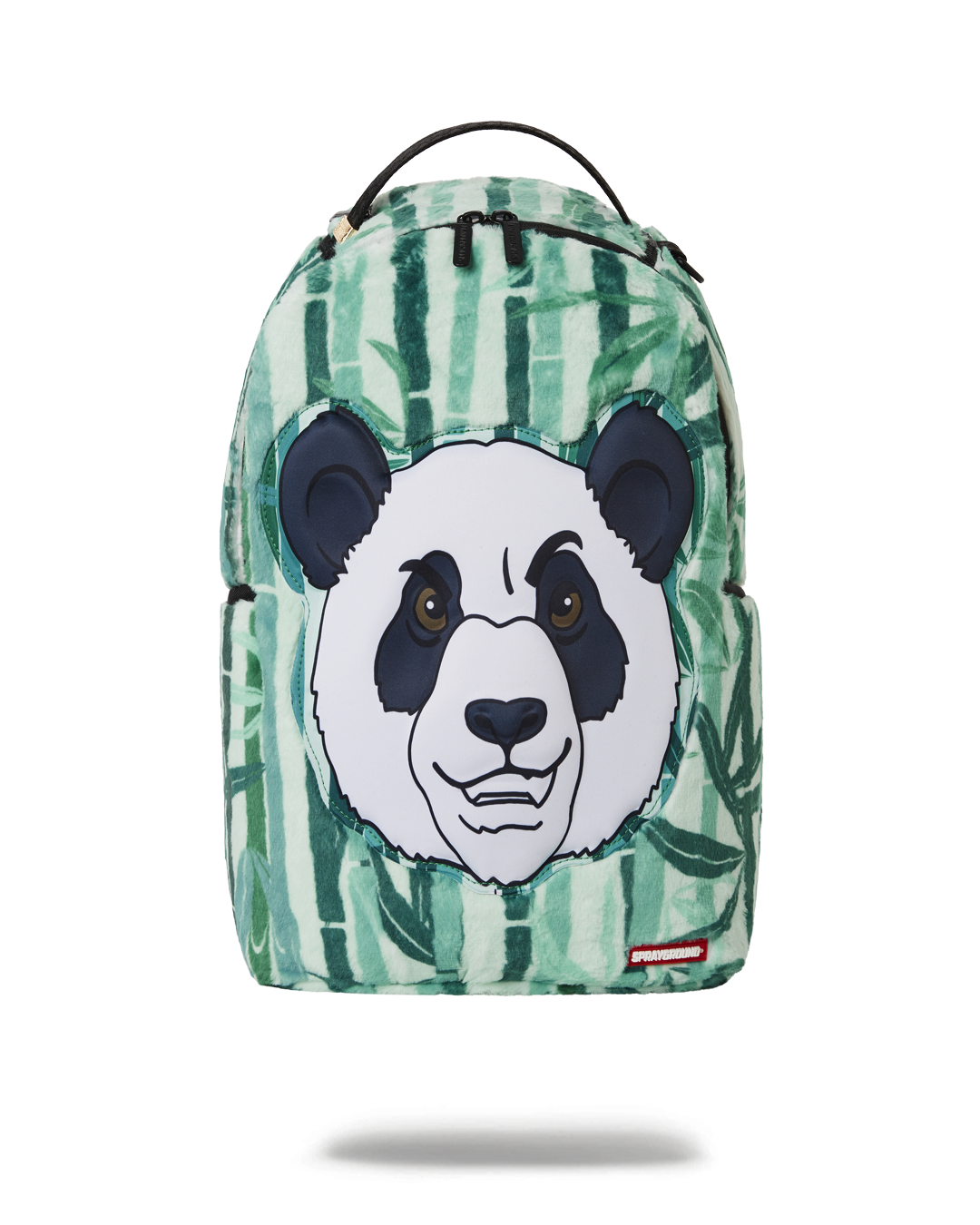 PANDA COZY VELOUR FUR BACKPACK