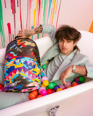 SLICED AND DICED CAMO BACKPACK