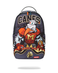 CANES MUSCLE UNIVERSITY OF MIAMI BACKPACK (WITH WARREN SAPP)