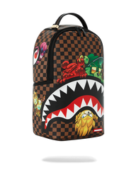 SHARKS IN PARIS CHARACTERS SNEAKIN BACKPACK (DLXV)