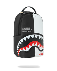 SHARK CENTRAL SPLIT BACKPACK BLK/WHT (DLXV)