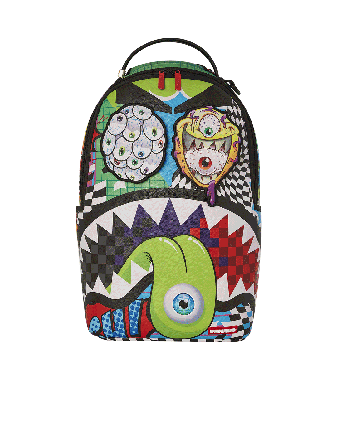 PSYCHO WORLD OF FUN BACKPACK (WITH REMOVABLE VELCRO EYE PATCHES)