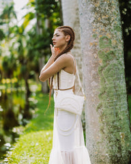 SECRET LIFE OF PEARLS CROSSOVER CLUTCH