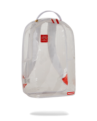 CLEAR VISION SHARKS IN PARIS - 100% ALL CLEAR DLX BACKPACK