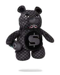 'WHAT THE BEEP' SHARK MONEYBEAR TEDDYBEAR BACKPACK