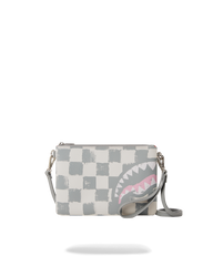 VANQUISH CREAM CROSSOVER CLUTCH