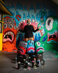 JORGE RODRIGUEZ THE ARTIST COLLAB BLINKY SHARK BACKPACK